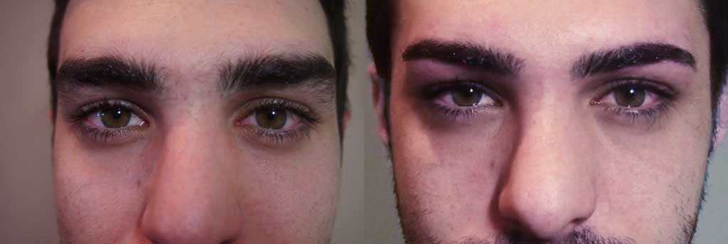 Eyebrows Before And After Men