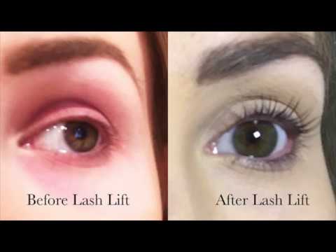 Lash Lift with Tint Before & After - YouTube