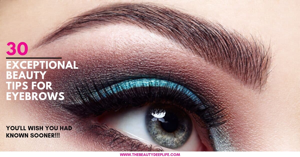 30 Exceptional Beauty Tips for Eyebrows!! - The Beauty ...