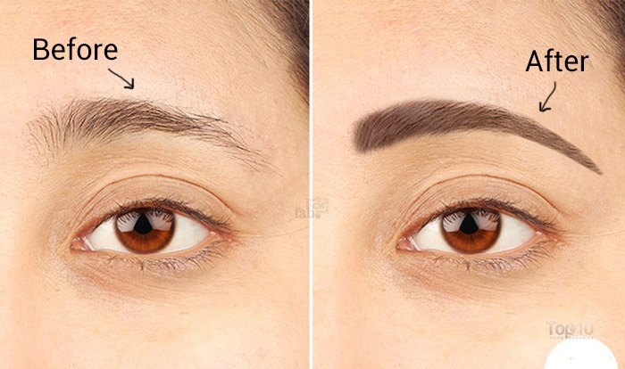 How to Grow Thick Eyebrows Naturally | Top 10 Home Remedies