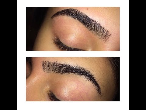 How I Do My Eyebrows how to thread your own eyebrows - YouTube